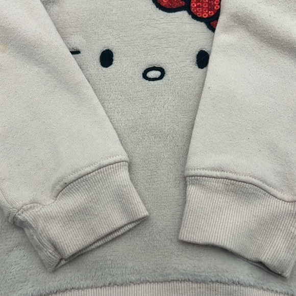 Hello Kitty hooded sweater with sequenced bow - Picture 5 of 8